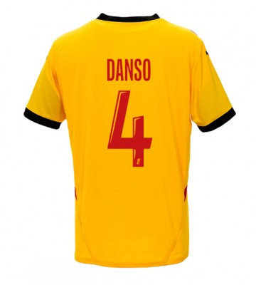 RC Lens Kevin Danso #4 Primera Equipación 2024-25 Manga Corta